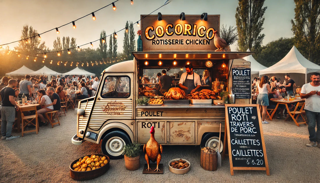 Cocorico : Votre rôtisserie ambulante pour tous vos événements avec des produits locaux !